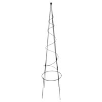 Black Obelisk Garden Trellis, 34"