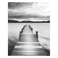 Lake Pier Canvas Wall Art, 16x20