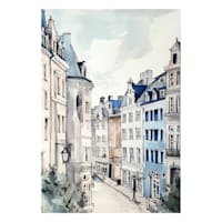 City Canvas Wall Art, 24x36