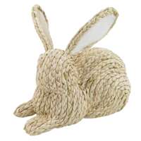 Honeybloom Braided Grass Easter Rabbit, 11"