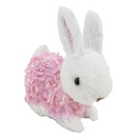 Providence Pink Floral Paper Easter Bunny, 6"