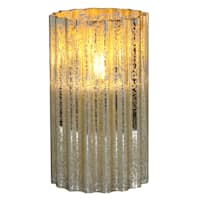 Providence Gold Scallop LED Candle, 6"