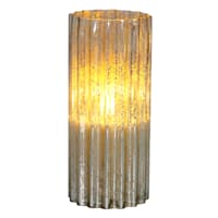 Providence Gold Scallop LED Candle, 8"