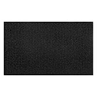 Black Honeycomb Matrix Doormat, 18x30