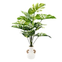 Found & Fable Potted Faux Turtle Leaf Floor Greenery, 24.5"