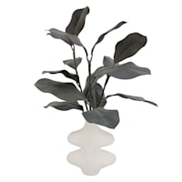 Crosby St. Greenery with White Vase, 19"