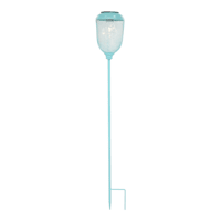 Blue Metal Solar Yard Stake, 32"