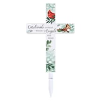 Cardinal Memorial Solar Yard Stake, 20"