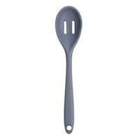 Mini Slotted Silicone Spoon, Grey