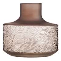 Found & Fable Brown Textured Glass Vase, 8"