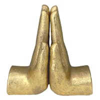 Found & Fable Buddha's Hand Bookends Set, 6.3"