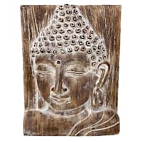 Found & Fable Bali Buddha Block, 8.9"