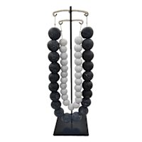 Found & Fable Prayer Beads on Stand, 16"