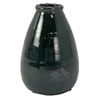 Found & Fable Green Glazed Vase, 6.5"