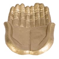 Found & Fable Gold Open Palms Trinket Tray