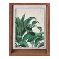 Found & Fable Framed Leaf Print Block, 6x8