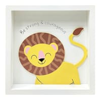 Tiny Dreamers Be Strong & Courageous Sign, 8"
