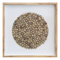 Ty Pennington Glass Framed Stones Wall Art, 23"
