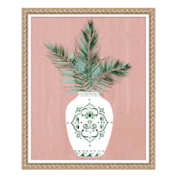 Providence Glass Framed Floral Print Wall Art, 16x20