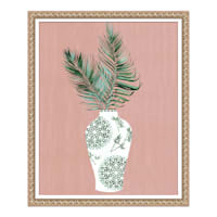 Providence Glass Framed Floral Print Wall Art, 16x20