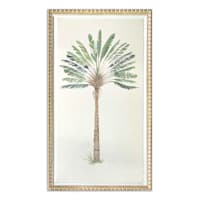 Providence Glass Framed Palm Print Wall Art, 23x41