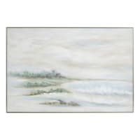 Providence Framed Coastal Landscape Canvas Wall Art, 48x32