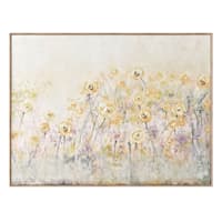 Honeybloom Floral Canvas Wall Art, Blue Sold by at Home