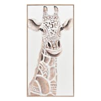 Tracey Boyd Framed Giraffe Canvas Wall Art, 24x48