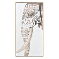 Tracey Boyd Framed Elephant Canvas Wall Art, 24x48