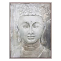 Found & Fable Framed Buddha Canvas Wall Art, 18x24