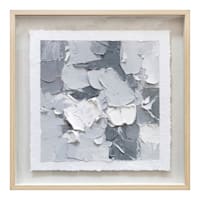 Ty Pennington Glass Framed Abstract Print Wall Art, 25"