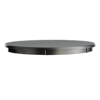 Providence Ava Black Dining Table Top, (Base Sold Separately)