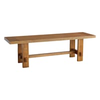 Honeybloom Pasadena Dining Bench with Rustic Natural Finish