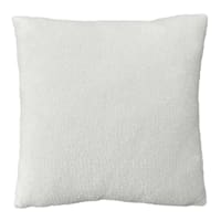 Cream Heathered Cozy Plush Throw Pillow, 18"