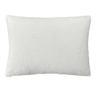 Cream Heathered Cozy Plush Throw Pillow, 14x20