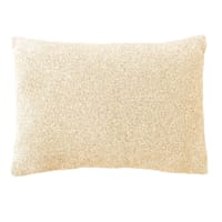 Brown Heathered Cozy Plush Throw Pillow, 14x20