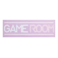 Pastel Game Room Canvas Wall Art, 36x12