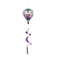 Pansy Balloon Hanging Wind Spinner, 55"