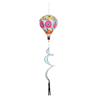 Daisy Balloon Hanging Wind Spinner, 55"
