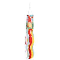 Watering Can Gnome Hanging Windsock, 38"