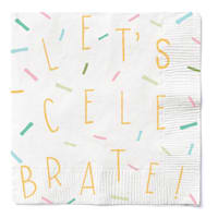 20-Count Birthday Balloons Lunch Napkins