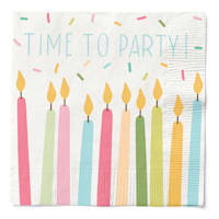 20-Pack Birthday Cocktail Napkins