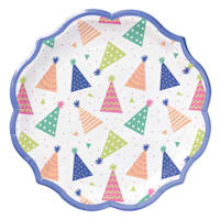 8-Pack Birthday Candles Dinner Plate, 10.5"