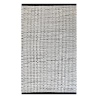 Lowell Black & White Accent Rug, 2x3