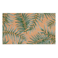 Palms Green & Natural Coir Doormat, 18x30