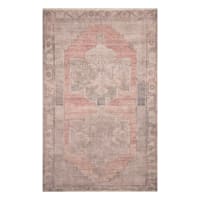Tracey Boyd Evan Medallion Multi Blush Accent Rug, 27x45