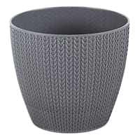 Grey Sumela Self Draining Outdoor Planter, Small