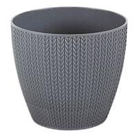 Grey Sumela Self Draining Outdoor Planter, Medium