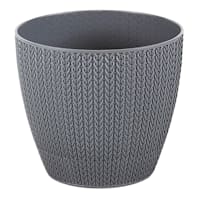 Grey Sumela Self Draining Outdoor Planter, Large