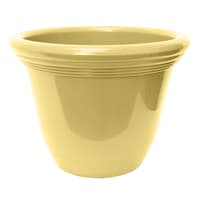 Honeybloom Light Yellow Capri Outdoor Planter, Medium